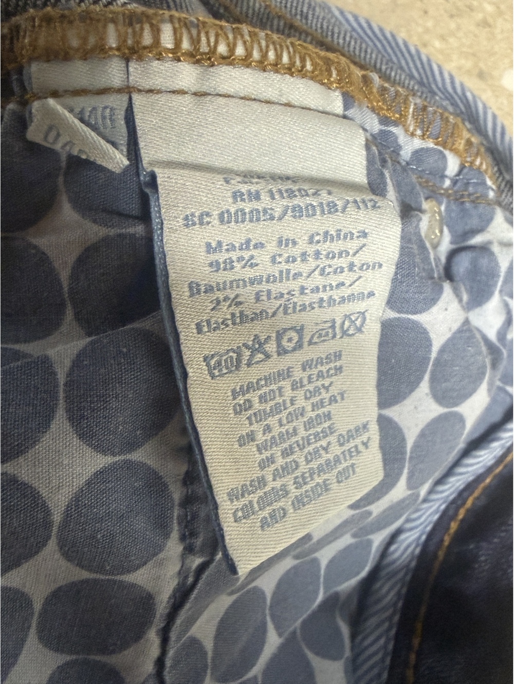Boden Dark Blue Straight Leg Jeans UK Size 16R US Size 10R - Picture 7 of 7
